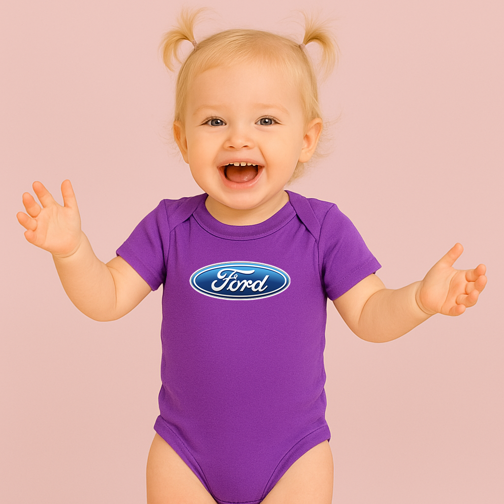 Ford Car Baby Romper Onesie